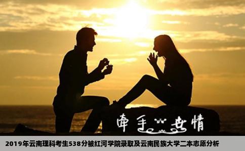 2019年云南理科考生538分被紅河學(xué)院錄取及云南民族大學(xué)二本志愿分析