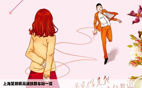 上海至昆明高速鐵路車站一覽